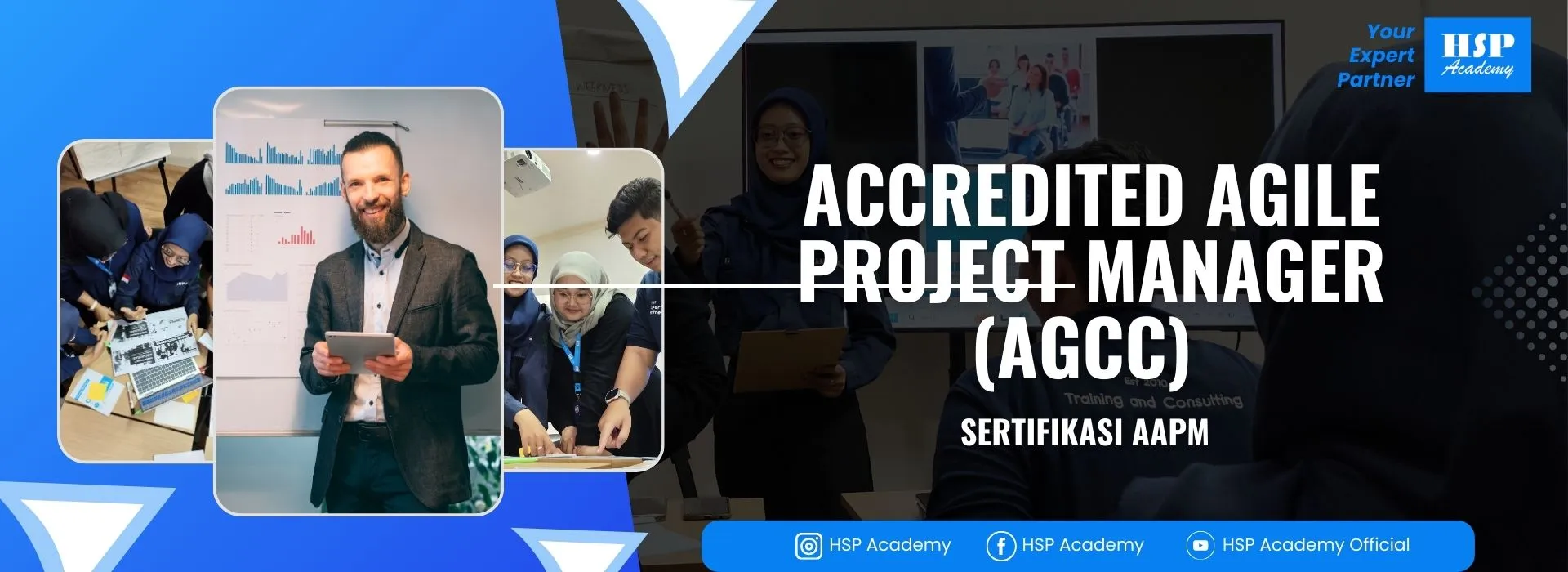 Pelatihan ACCREDITED AGILE PROJECT MANAGER (AGCC) di HSP Academy
