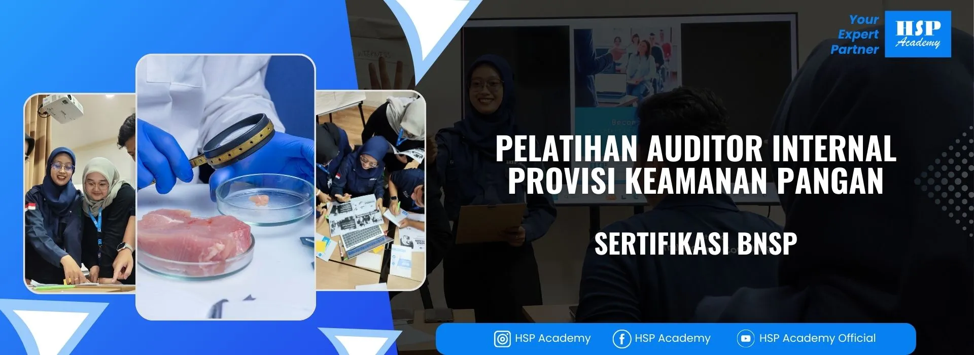 Pelatihan AUDITOR INTERNAL PROVISI KEAMANAN PANGAN di HSP Academy
