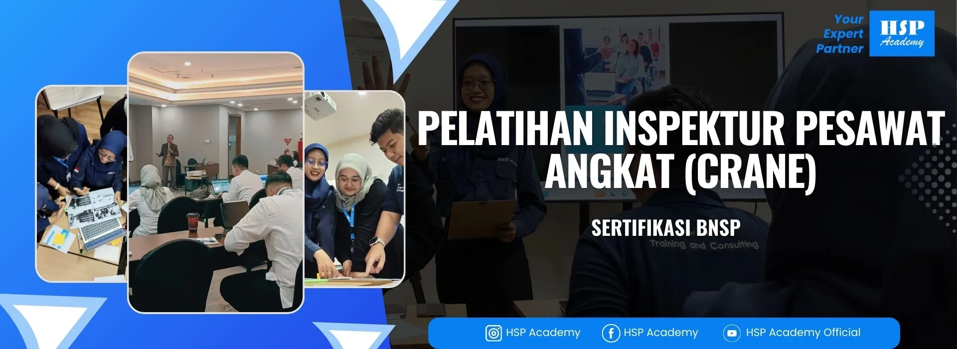 Pelatihan INSPEKTUR PESAWAT ANGKAT (CRANE) di HSP Academy